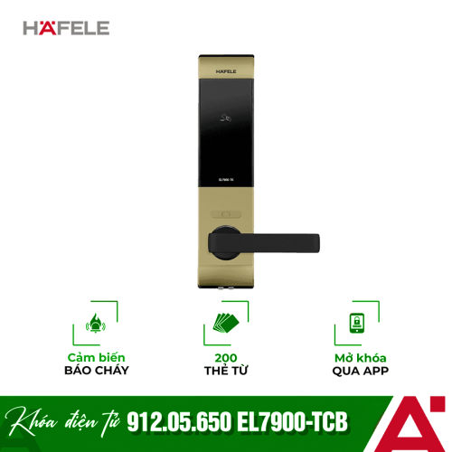 Khóa cửa điện tử Hafele EL7900-TCB 912.05.650