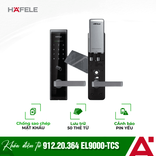 Khóa điện tử Hafele EL9000-TCS 912.20.364