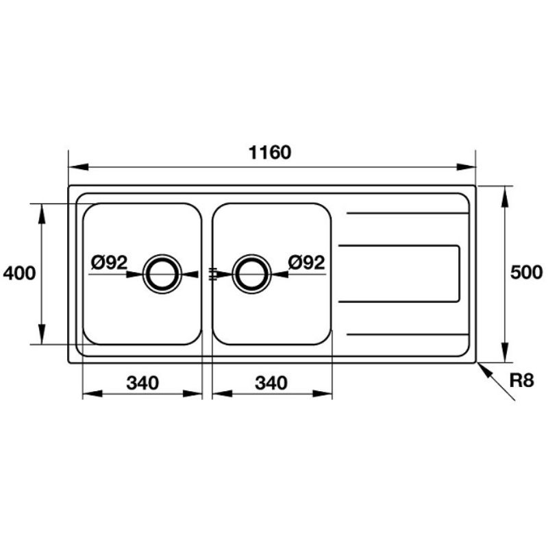 Kích thước chậu inox Hafele CHẬU HÄFELE INOX VALERIAN HS-SDD11650 565.86.36 Kích thước chậu inox Hafele CHẬU HÄFELE INOX VALERIAN HS-SDD11650 565.86.36