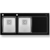 Chậu rửa bát inox BOSCH CRYSTALON (116X52) 2B 1D 1 chau rua bosch crystalon 2b 1d