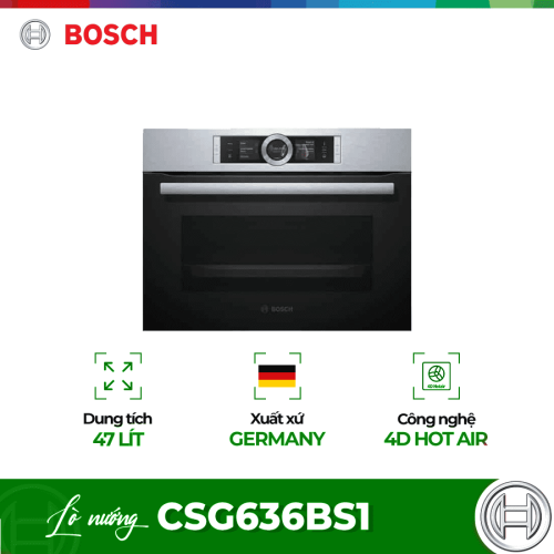 Lò nướng kèm hấp Bosch CSG636BS1