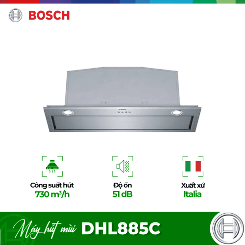 Máy hút mùi âm tủ Bosch DHL885C