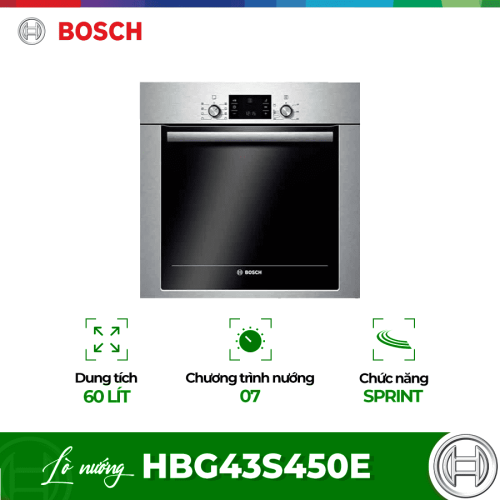 LÒ NƯỚNG BOSCH HBG43S450E