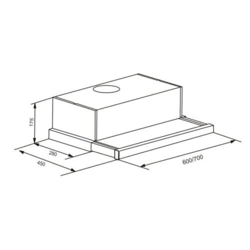 Máy hút mùi Faster FS SYP 6003 3 Kích thước máy hút mùi Faster FSSYP6003
