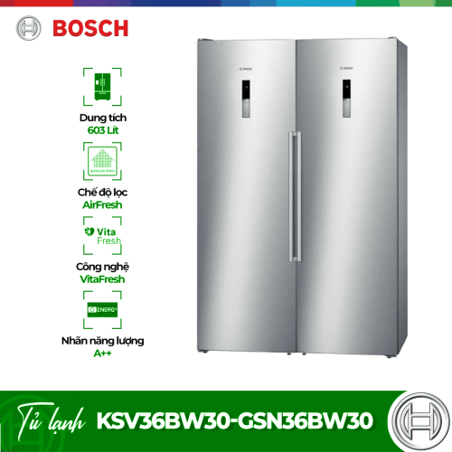Tủ lạnh cỡ lớn Bosch KSV36BW30-GSN36BW30