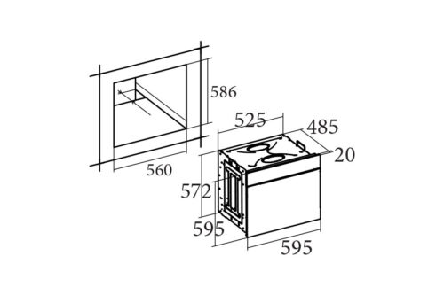 Lò nướng Cata HGR 110 AS WH 4 lo nuong cata hgr 110 as wh 2