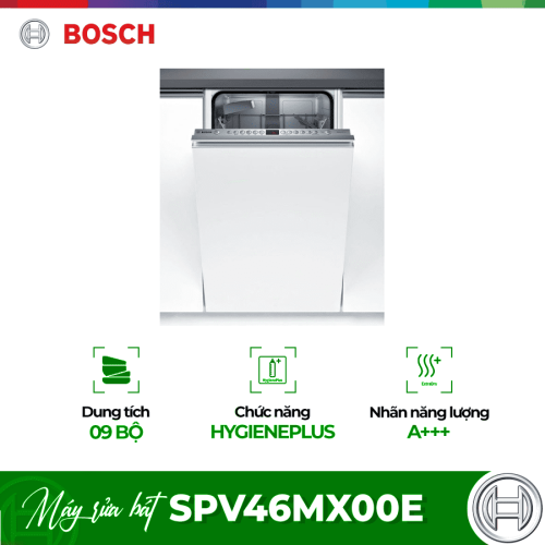 Máy rửa chén bát Bosch SPV46MX00E
