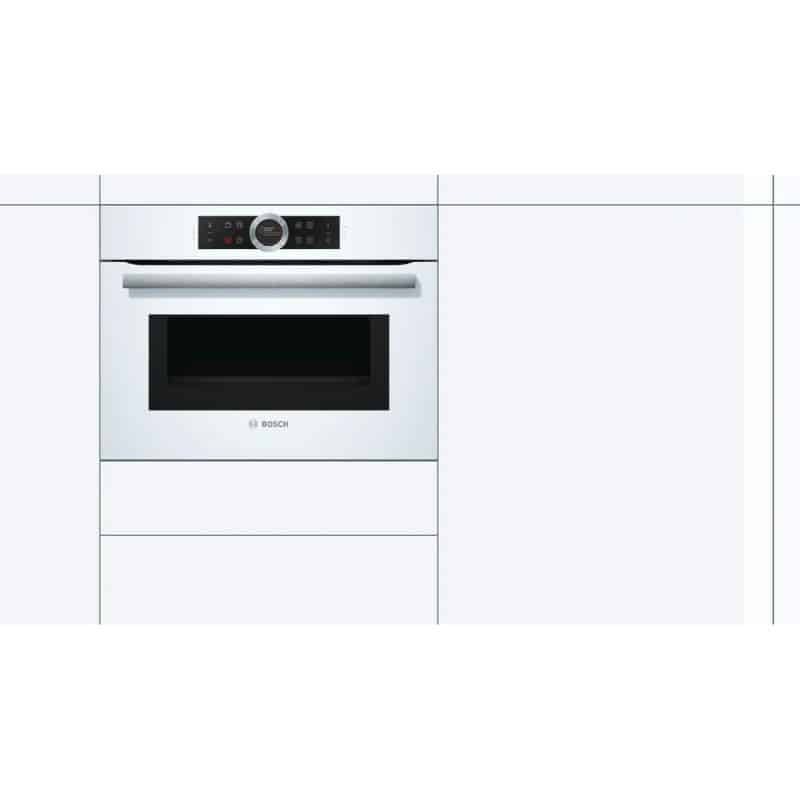 Thiết kế lò nướng kèm vi sóng Bosch CMG633BW1 Thiết kế lò nướng kèm vi sóng Bosch CMG633BW1