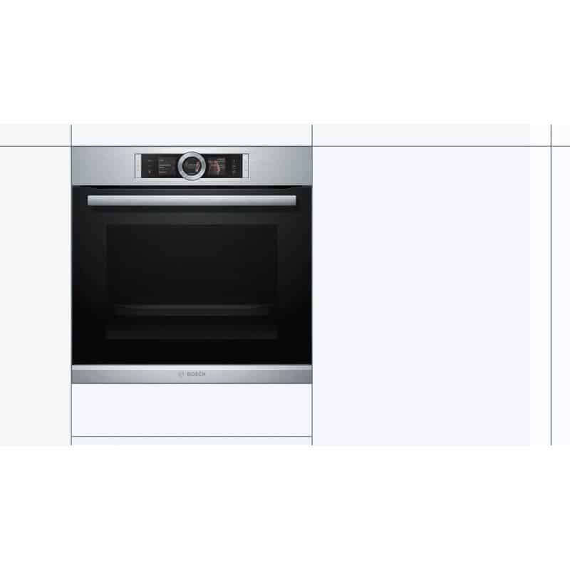 Thiết kế lò nướng kèm hấp Bosch HSG636BS1 Thiết kế lò nướng kèm hấp Bosch HSG636BS1