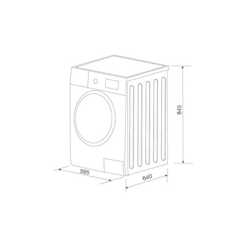 Máy sấy quần áo Malloca MTD-010SIL 3 Kích thước máy sấy quần áo Malloca MTD-010SIL