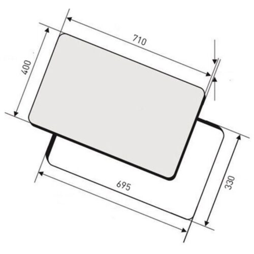 Bếp từ Elica H3-EIH7520BL 3 Kích thước bếp từ Elica H3-EIH7520BL