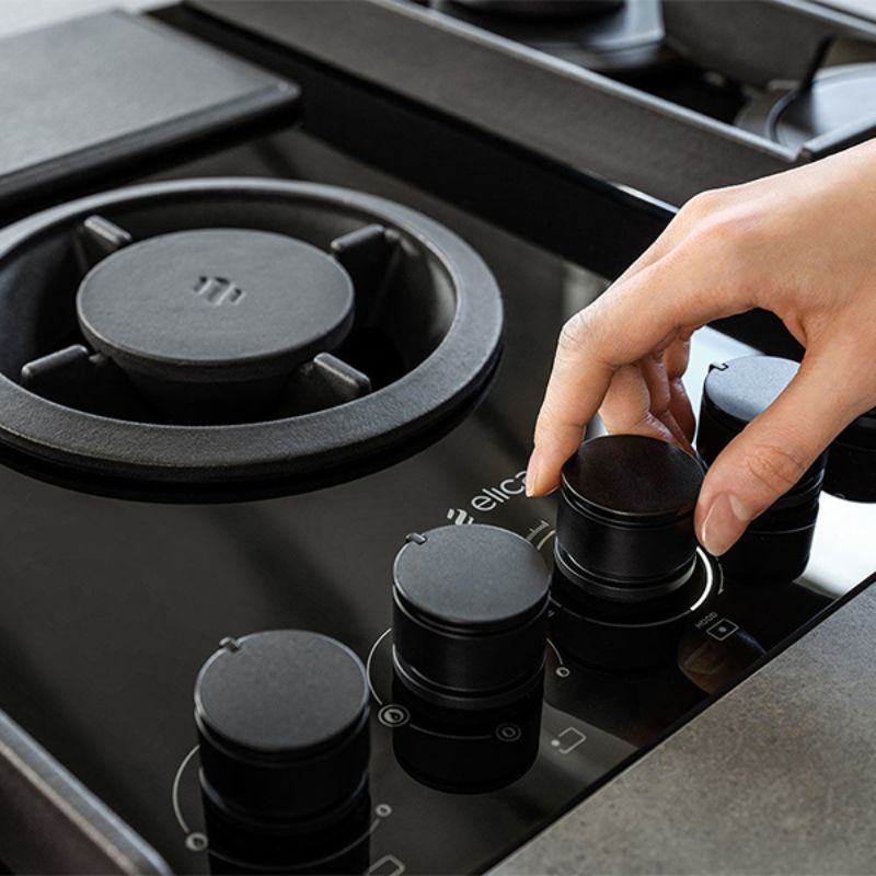 Ảnh bếp gas kết hợp hút mùi Elica NIKOLATESLA FLAME BL/A/88 PRF0159616 Ảnh bếp gas kết hợp hút mùi Elica NIKOLATESLA FLAME BL/A/88 PRF0159616