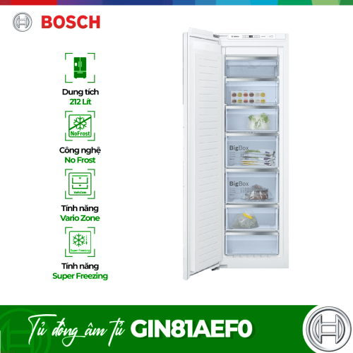 Tủ đông âm tủ Bosch GIN81AEF0