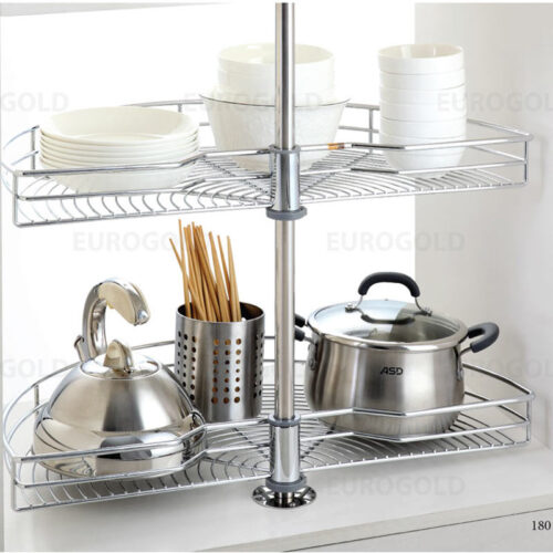Mâm xoay inox nan tròn Eurogold  EP180C