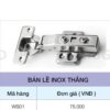 Bản lề Inox thẳng Eurogold WS01 2 Bản lề Inox thẳng Eurogold WS01
