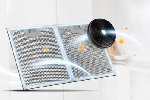 Máy hút mùi Eurosun EH-90CN78W 5 Lưới lọc của máy hút mùi Eurosun EH-90CN78W