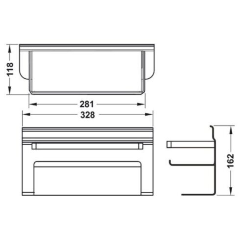 Giá đa dụng Hafele 523.00.340 3 Giá Đa Dụng Hafele 523.00.340