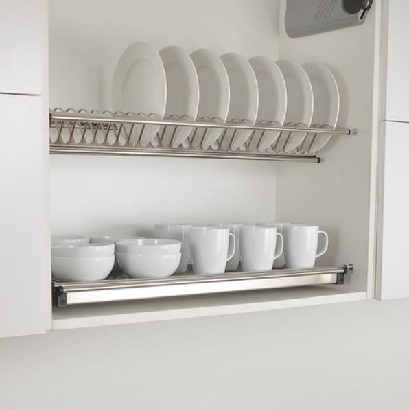 Giá để bát đĩa inox cố định 2 tầng Inoxen BV70 Giá để bát đĩa inox cố định 2 tầng Inoxen BV70