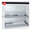 Giá bát đĩa cố định 2 tầng khung nhôm nan oval (Quả Trám) Inoxen EV8090 1 Giá bát đĩa cố định 2 tầng khung nhôm nan oval (Quả Trám) Inoxen EV8090