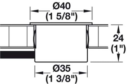Kích thước của Bộ chuyển nguồn 12V sang 5V 833.73.751