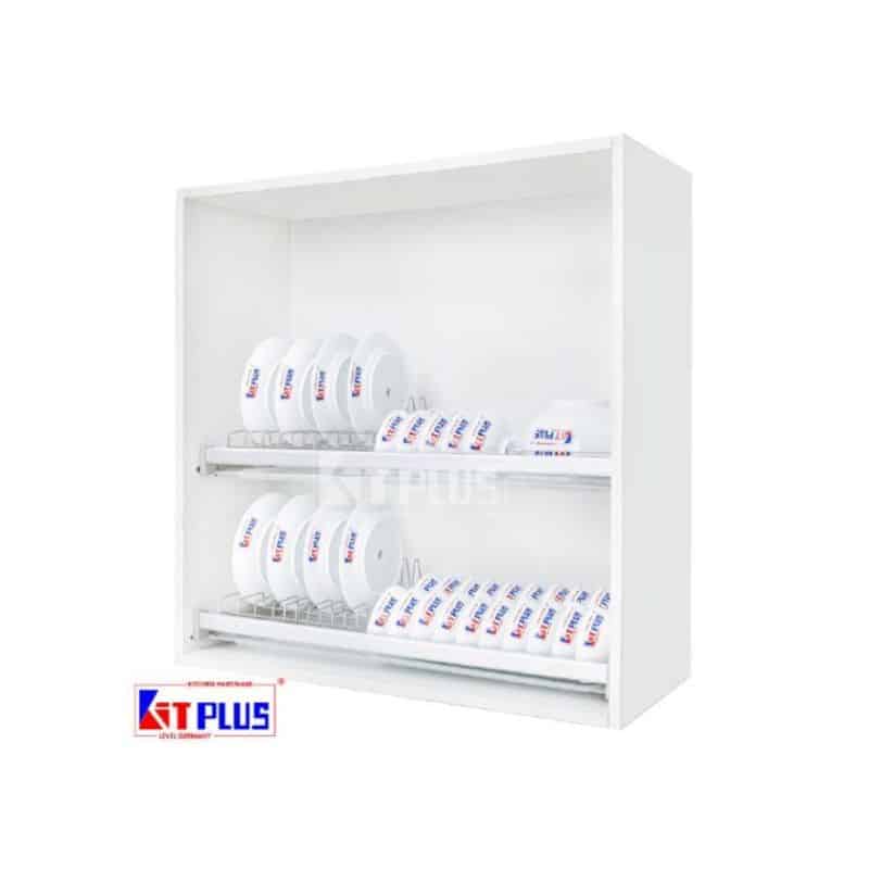 Giá bát cố định 2 tầng Inox mờ cao cấp Kit Plus DK12C MIX.90 Giá bát cố định 2 tầng Inox mờ cao cấp Kit Plus DK12C MIX.90