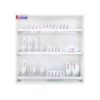 Giá bát cố định 3 tầng cao cấp, Inox mờ Kit Plus DK12B VIP.60 1 Giá bát cố định 3 tầng cao cấp, Inox mờ Kit Plus DK12B VIP.60