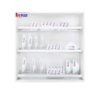 Giá bát cố định 3 tầng cao cấp, Inox mờ Kit Plus DK12B VIP.70 2 Giá bát cố định 3 tầng cao cấp, Inox mờ Kit Plus DK12B VIP.70