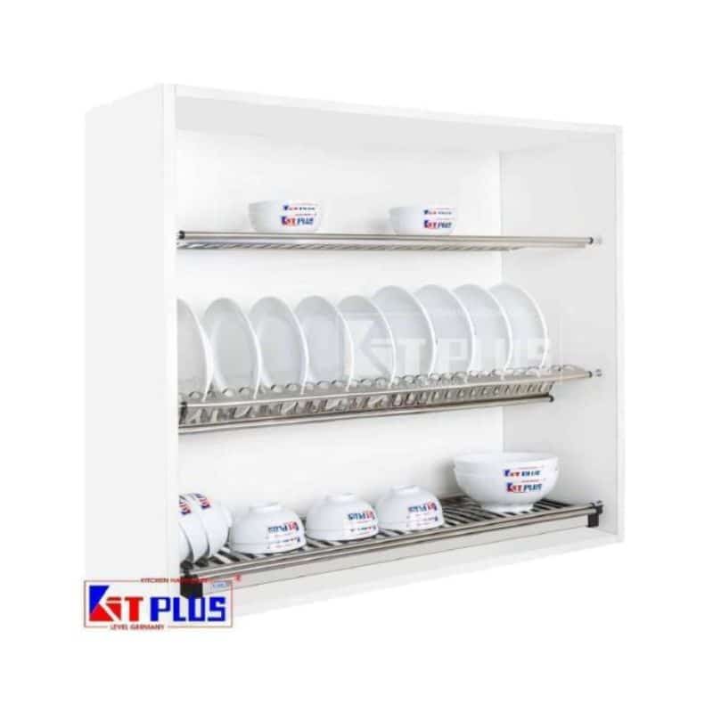 Giá bát cố định 3 tầng chữ V Kit Plus DK12A.85 Giá bát cố định 3 tầng chữ V Kit Plus DK12A.85