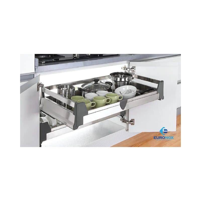 Giá bát đĩa cố định chữ V - 2 tầng Euronox EU1-90 Giá bát đĩa cố định chữ V - 2 tầng Euronox EU1-90