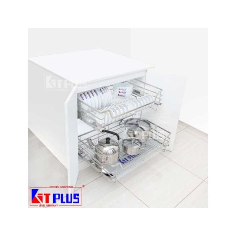 Giá xoong nồi nan dẹt inox mờ Kit Plus BG VIP.60 Giá xoong nồi nan dẹt inox mờ Kit Plus BG VIP.60