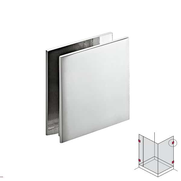 Kẹp kính tường 90º phòng tắm kính Hafele 981.77.918 Kẹp kính tường 90º phòng tắm kính Hafele 981.77.918