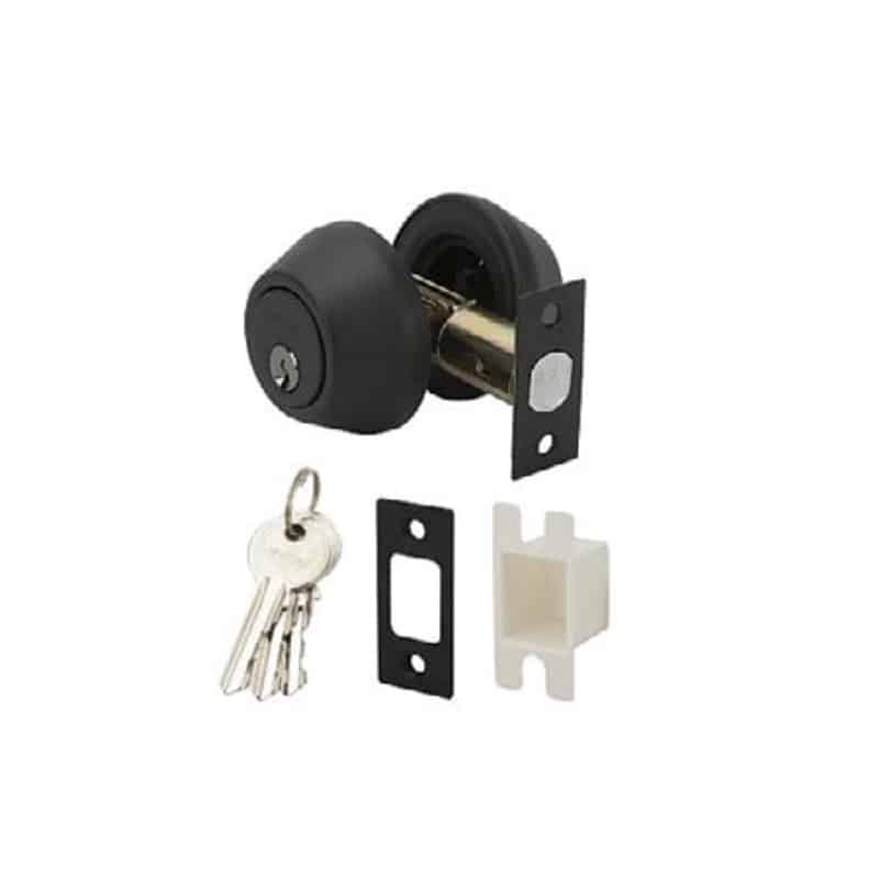 Khóa cóc 2 đầu chìa màu đen Hafele 911.83.569 Khóa cóc 2 đầu chìa màu đen Hafele 911.83.569