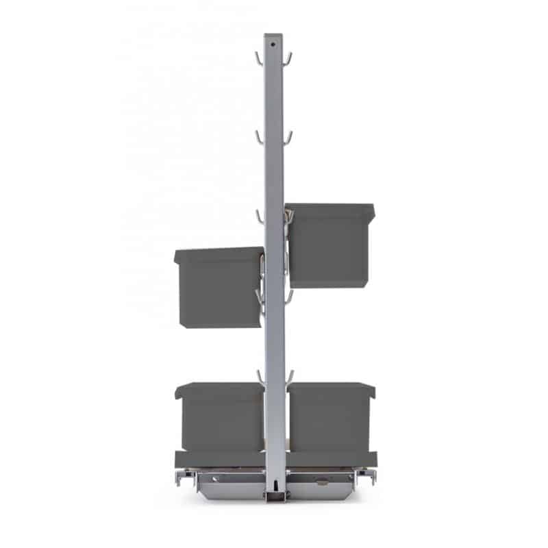 Phụ kiện tủ bếp Hafele 545.11.373, bộ rổ JUNIOR III, 400mm, màu ANTHRACITE Phụ kiện tủ bếp Hafele 545.11.373, bộ rổ JUNIOR III, 400mm, màu ANTHRACITE
