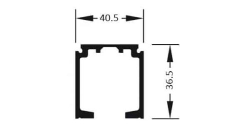 Ray trượt đơn dài 3000mm Hafele 941.62.731 3 Ray trượt đơn dài 3000mm Hafele 941.62.731