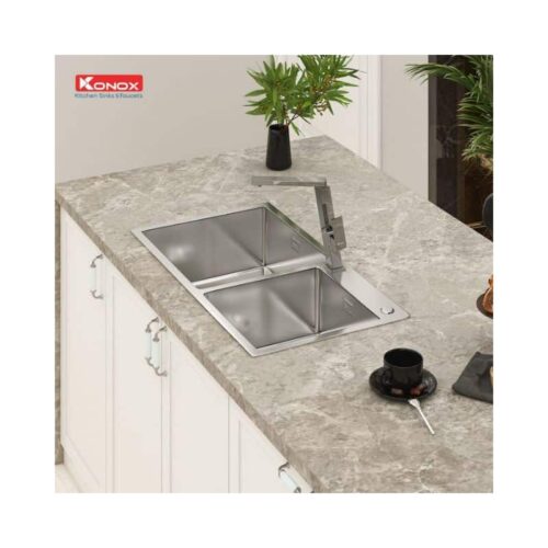 Chậu rửa bát Konox Overmount Sink KN8245DO 3 Chậu rửa bát Konox Overmount Sink KN8245DO
