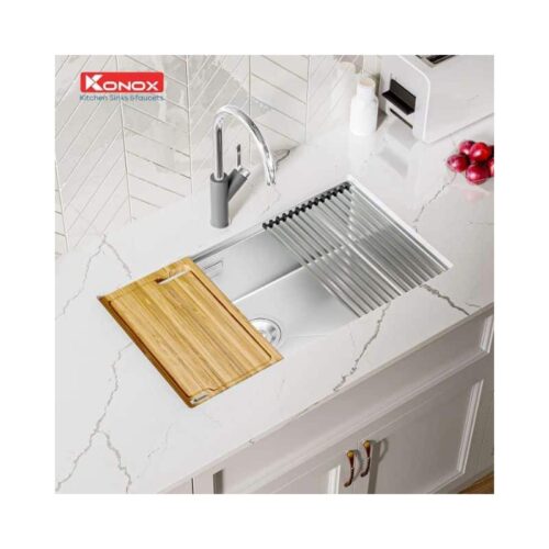 Chậu rửa bát Konox Workstation - Undermount Sink KN8046SU (Full Phụ kiện) 3 Chậu rửa bát Konox Workstation - Undermount Sink KN8046SU (Full Phụ kiện)