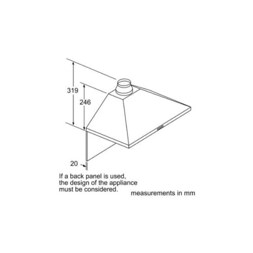 Máy hút mùi Bosch DWP96BC50B 8 Kích thước máy hút mùi Bosch DWP96BC50B