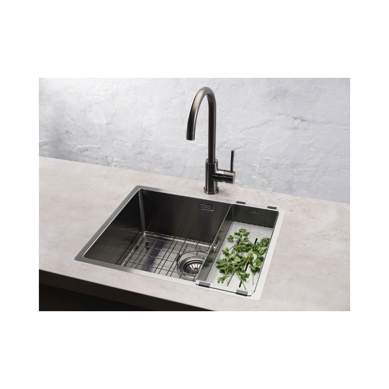 Ảnh thực tế của chậu rửa bát inox 1 hố Reginox MIAMI HMH.R30721 Ảnh thực tế của chậu rửa bát inox 1 hố Reginox MIAMI HMH.R30721