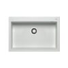 Chậu rửa chén đá 1 hố Elica Pyragranite Istros 1B Snow 070045511 1 Chậu rửa chén đá 1 hố Elica Pyragranite Istros 1B Snow 070045511