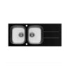 Chậu rửa chén inox 2 hố Elica Concerto 2B 1D – Black 109501630 2 Chậu rửa chén inox 2 hố Elica Concerto 2B 1D – Black 109501630