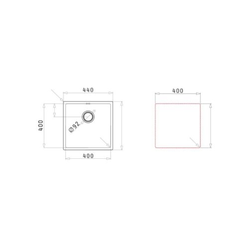 Chậu rửa chén inox 1 hố Elica Astris Colora 1B – Copper 101055001 3 Thiết kế của chậu rửa chén inox 1 hố Elica Astris Colora 1B – Copper 101055001