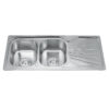 Chậu rửa bát inox 2 hố Gorlde GD-5526 1 chau rua chen bat gorlde gd 5526