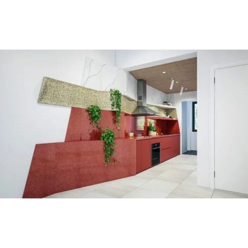 Đá nhân tạo Vicostone Sparkling Red BC186 3 Ảnh thực tế đá nhân tạo Vicostone Sparkling Red BC186