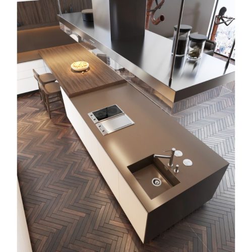 Đá nhân tạo Vicostone Meteorite BQ307 4 Hình ảnh đá nhân tạo Vicostone Meteorite BQ307