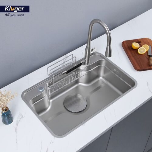 Chậu rửa bát 1 hố Kluger KF7848FS-S78 4 Ảnh chậu rửa bát 1 hố Kluger KF7848FS-S78