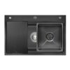 Chậu rửa bát 1 hố Kluger KWF8161FB-S76 Plus 1 Chậu rửa bát 1 hố Kluger KWF8161FB-S76 Plus