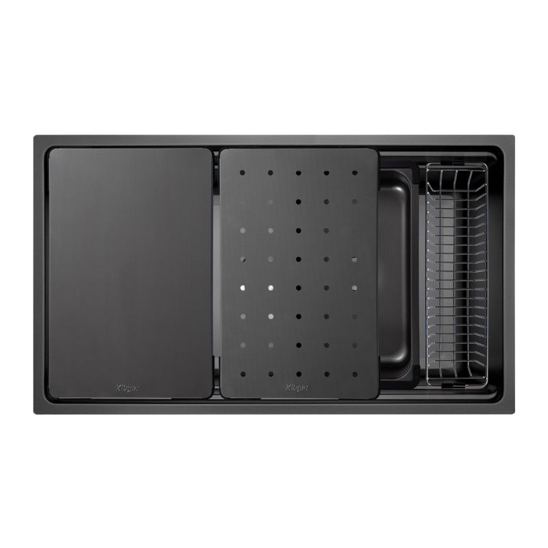 Chậu rửa bát 1 hố Kluger KWU8161FB-S76 Plus Chậu rửa bát 1 hố Kluger KWU8161FB-S76 Plus