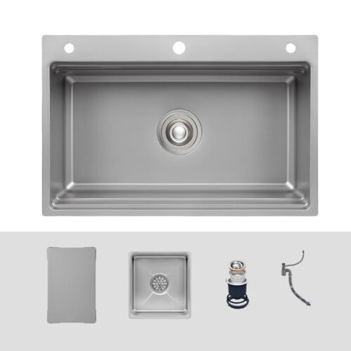 Chậu rửa bát 1 hố Kluger KWF8161FS-S76 Plus 4 Chi tiết chậu rửa bát 1 hố Kluger KWF8161FS-S76 Plus