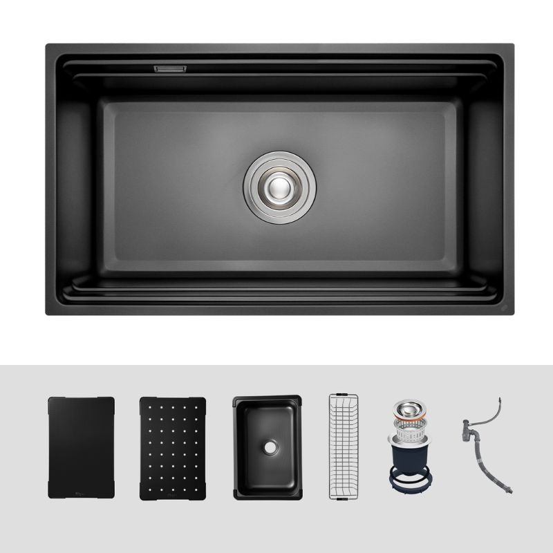 Chi tiết chậu rửa bát 1 hố Kluger KWU8161FB-S76 Plus Chi tiết chậu rửa bát 1 hố Kluger KWU8161FB-S76 Plus