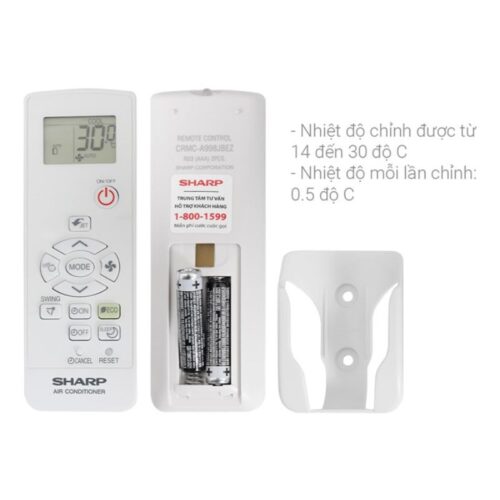 Điều hoà Sharp 1 chiều Inverter AH-X18ZEW 4 Điều khiển điều hoà Sharp 1 chiều Inverter AH-X18ZEW